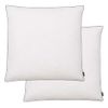 Almohadas 2 Uds Relleno Plumón/plumas 80x80 Cm Blanco