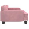 Cama Para Perros De Terciopelo Rosa 70x45x30 Cm