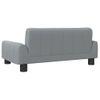 Cama Para Perros De Tela Gris Claro 70x45x30 Cm