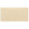 Paneles De Pared 12 Uds Tela Color Crema 30x15 Cm 0,54 M²