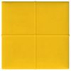 Paneles De Pared 12 Uds Terciopelo Amarillo 30x30 Cm 1,08 M²