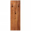 Percheros De Pared 2 Uds Madera Maciza De Acacia 36x3x110 Cm