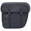 Bolsa Doble Para Bicicleta Alforja Impermeable 35 L Negra