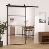 Puerta Corredera Set Herrajes Vidrio Esg Aluminio 102,5x205 Cm