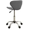 323678 Salon Spa Stool Grey Faux Leather