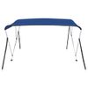 Toldo Bimini De 3 Arcos Azul 183x160x137 Cm