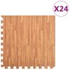 Alfombrillas De Goma Eva Vetas De Madera 24 Uds 8,64 �z�