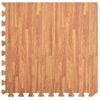 Alfombrillas De Goma Eva Vetas De Madera 24 Uds 8,64 ㎡