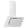 Campana Extractora Acero Inoxidable Vidrio Templado Blanco 90cm