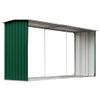 Casetilla Para Leña Acero Galvanizado Verde 30x92x153 Cm