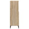 Aparador Alto Madera Contrachapada Color Roble 60x36x110 Cm