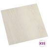 Lamas Para Suelo Autoadhesivas 55 Uds Pvc Beige 5,11 M²