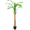 Árbol Bananero Artificial Con Macetero 180 Cm Verde