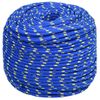 Cuerda De Barco Polipropileno Azul 6 Mm 250 M