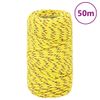 Cuerda De Barco Polipropileno Amarillo 2 Mm 50 M