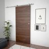 Kit De Herrajes Para Puerta Corredera 183 Cm Acero Plateado