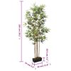 Árbol De Bambú Artificial Con 828 Hojas Verde 150 Cm