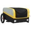 Remolque Para Bicicleta Hierro Negro Y Amarillo 30 Kg