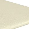 Paneles De Pared 12 Uds Cuero Sintético Crema 30x30 Cm 0,54 M²