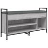 Banco Zapatero Madera De Ingeniería Gris Sonoma 105,5x32x57,5cm