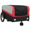 Remolque Para Bicicleta Hierro Negro Y Rojo 45 Kg