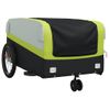 Remolque Para Bicicleta Hierro Negro Y Verde 45 Kg