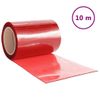 Tira De Cortina Para Puertas Pvc Rojo 300x2,6 Mm 10 M