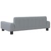 Cama Para Perros De Tela Gris Claro 90x53x30 Cm