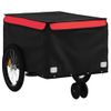 Remolque Para Bicicleta Hierro Negro Y Rojo 30 Kg