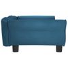 Cama Para Perros De Terciopelo Azul 95x55x30 Cm