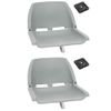 Set De Asientos Plegables Para Barco 4 Uds Gris