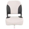 Asiento Plegable Barco Con Respaldo Bajo Correa Fijación 2 Pzas