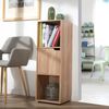 Mueble 3 Estantes Con Una Puerta - L 30.7  X A 29  X H 90.8  Cm