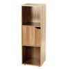 Mueble 3 Estantes Con Una Puerta - L 30.7  X A 29  X H 90.8  Cm