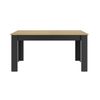 Mesa De Comedor Rectangular Extensible Manchester - Fabricación Francesa - L 90  X A 200  X H 77  Cm