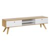 Mueble De Tv 2 Cajones Con Baldas Centrales - Nature