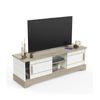 Mueble Tv 2 Puertas Correderas Y 2 Huecos L150cm - Cottage - L 150  X A 45  X H 50  Cm