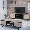 Mueble De Tv Con 2 Puertas Y 2 Nichos De 151,4 Cm - Wayne