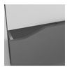 Armario 3 Puertas 2 Cajones Con Barra 89 Cm - Gris Y Blanco - L 88,9  X A 50,1  X H 184,6  Cm