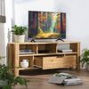 Mueble De Tv De Esquina 1 Cajón Decoración Roble - L120 Cm - L 120  X A 40  X H 45  Cm