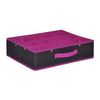 Separador De Cajón Flexible De 12 Compartimentos - L 45  X A 36  X H 12  Cm - Rosa