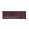 Alfombrilla De Baño De Bambú Marrón Moca 183 X 61 Cm - Madera Oscura