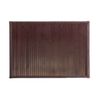 Alfombrilla De Baño De Bambú Marrón Moca 61 X 43 Cm - Madera Oscura