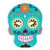 6 Máscaras Planas De Cartón Para Colorear - Calavera Mexicana