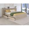 Cama Clásica Tenalia 2 Cajones 235.4x216.8x98.2 Cm Color Color Natural Claro Vente-unique