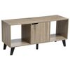 Mueble Tv Ceda Efecto Roble Natural Negro - 5five 100x47x32cm