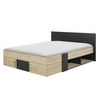 Cama Con Almacenaje 140 X 190 Cm - L 160  X A 194  X H 80  Cm