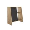 Mueble Lúdico - 1 Puerta Corredera De Pizarra - Madera Clara