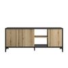 Mueble De Tv Industrial 3 Puertas - 160 X 66 Cm - L 160  X A 40  X H 66  Cm