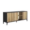 Mueble De Tv Industrial 3 Puertas - 160 X 66 Cm - L 160  X A 40  X H 66  Cm